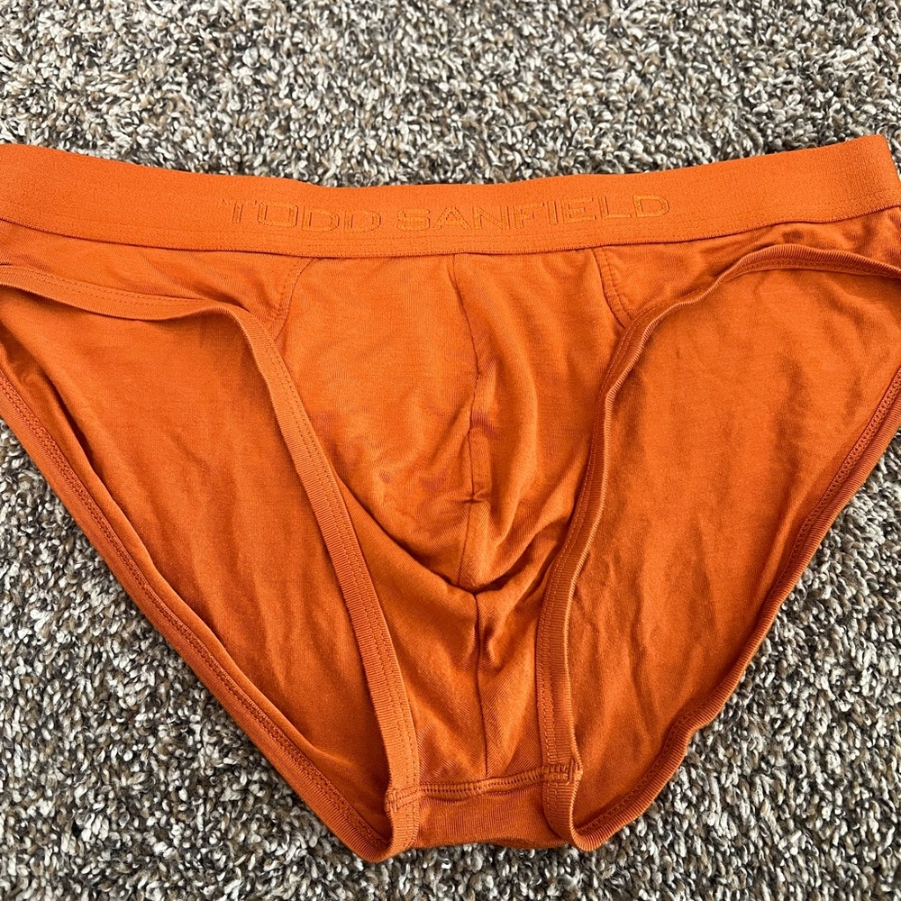 Todd Sanfield Men's Vibrant Orange Briefs